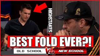 BEST FOLD EVER? Polk and Hellmuth Battle - Old School VS New School Poker Analysis Episode 7