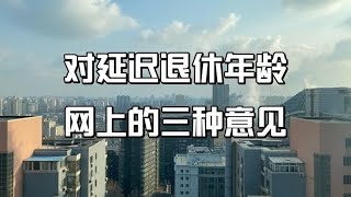 退休年龄延迟成定局，网间的三种意见