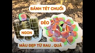 ( ENG SUB ) BÁNH TÉT CHUỐI. RẤT NGON .  ĐẸP TỪ RAU QUẢ . CHIA SẺ RÕ RÀNG. RẤT DỄ LÀM . Nhanh Cấp Tốc