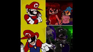 Starman Slaughter Reversed Vs Reversed (Luigi's Legacy vs. Funkin frights)  (FNF COVER)