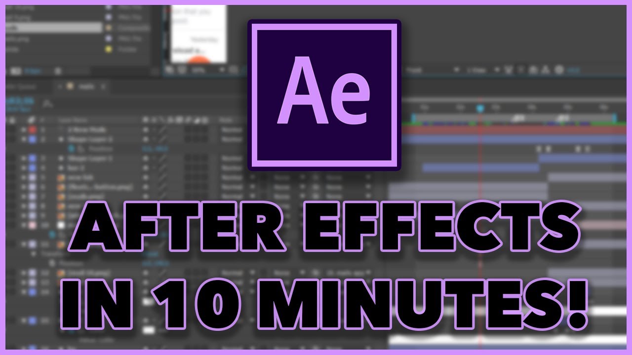 Adobe After Effects Tutorial - Minryte