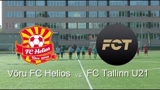 Võru FC Helios vs FC Tallinn U21 3-1 Parimad hetked (12.05.2024)