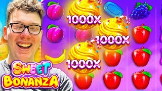Sweet Bonanza 1000 SUPER BONUS HITS 1000x (HUGE WIN)