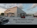 Huge Warehouse Design with Solar Panels by IR Concepts and Constructions | 20000 Sq.m Warehouse Tour