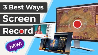 How to Screen Record on Windows 10 ｜3 Best Screen Recorders For Free 2021