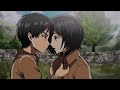 this is hd anime eren and mikasa kisses