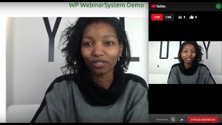 WP WebinarSystem Tutorial - Low latency streaming with YouTube