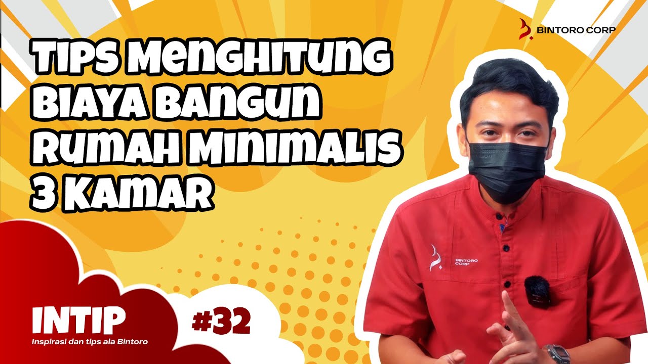 Tips Menghitung Biaya Bangun Rumah Minimalis 3 Kamar | InTip - YouTube