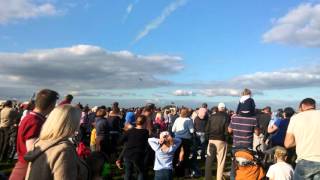 Vulcan bomber missing man formation
