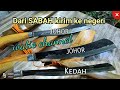 Akan di kirim ke Johor dan Kedah.Parang candung dari watie channel Sabah.