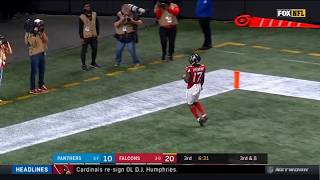 Olamide Zaccheaus 93 Yard Touchdown | Panters vs. Falcons | NFL