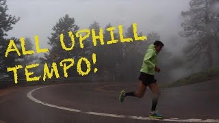 Sage Canaday: Training For Comrades | Uphill Tempo Run: Running Economy workout