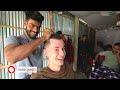 honest bangladeshi barber 💈gets generous tip $ 🇧🇩🇧🇩