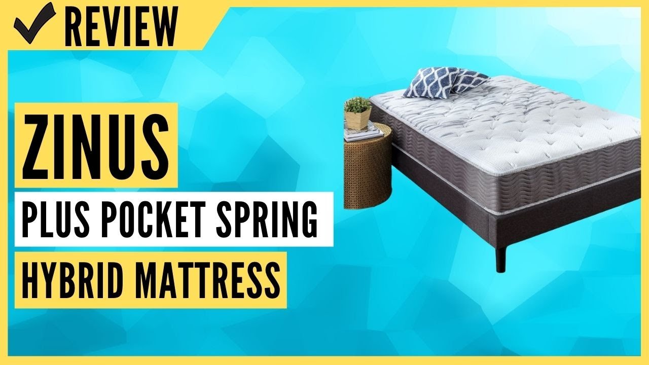 Zinus 10 Inch Support Plus Pocket Spring Hybrid Mattress Review - YouTube