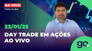 🟢DAY TRADE EM AÇÕES AO VIVO | 23/01/2025