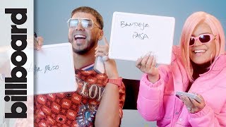 Karol G & Anuel AA Play 'How Well Do You Know Each Other?' | Billboard