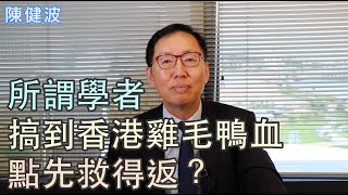 【波哥時事台】所謂學者 搞到香港雞毛鴨血   點先救得返？