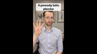 Dlaczego BOLĄ CIĘ PLECY?