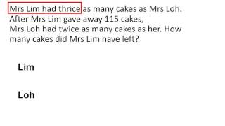 PSLE Math problem sums external transfer (one unchanged)