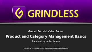 Grindless POS Training: Product and Category Basics