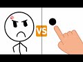 Put your finger here | Stickman vs Your finger | flipaclip Animation