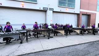 Willard HS 2024 - Percussion Warmup Lot, BOA St. Louis (mvmts 3 \u0026 4)