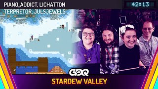 Stardew Valley by Piano_Addict, Lichatton, Terpretor, JulsJewels, 42:13-Summer Games Done Quick 2024