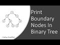 Binary Tree in Java - 25: Print Boundary Nodes In Binary Tree