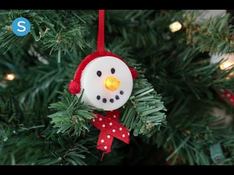 Tea Light Snowmen Ornament DIY Holiday Craft | Simplemost Tea Light Snowmen Ornament DIY Holiday Craft | Simplemost