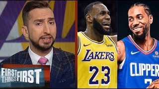 Nick Wright SHOCKED LeBron, AD and Lakers fall in opener vs Clippers 112-102; Kawhi: 30 Pts