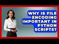 Why Is File Encoding Important In Python Scripts? - Python Code School