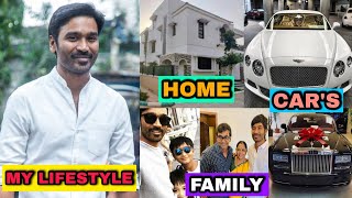 Hero Dhanush LifeStyle & Biography 2021 || Family, Age, Cars, Net Worth, House, Remenuneracation
