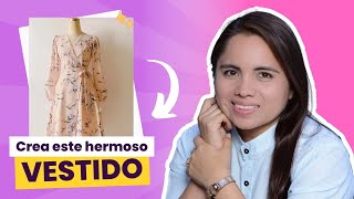 Cómo diseñar un ✅VESTIDO CRUZADO✅ como una profesional // con isabel villagomez de Pemium Academy