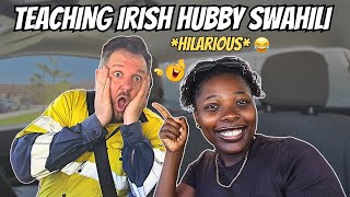 TEACHING SWAHILI TO MY IRISH HUBBY | I SENT HIM TO SHOP WITH A SWAHILI SHOPPING LIST *HILARIOUS*😂