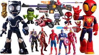 16 minute satisfying Spider Man,Captain America, Thanos toys review.Marvel Toy unboxing.|Toy reviews