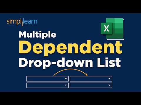 Create Multiple Dependent Drop Down List In Excel Ms Excel Dependent Create Multiple Dependent Drop Down List In Excel Ms Excel Dependent