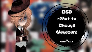 BSD react to Chuuya [] 2/2 [] Soukoku? [] angst [] stormbringer spoiler []