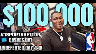 HOW DPATT IS MAKING SPORTS BETTORS RICH | I MADE $100,000 BETTING ON NBA UNDEFEATED DAY