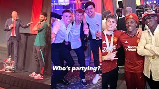 Hojlund Drunk 🤣! Manchester United Players Crazy Party & Celebration After Winning the FA Cup |