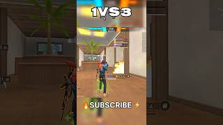 Free fire 🔥 Cs 1VS3 impossible #short #shorts