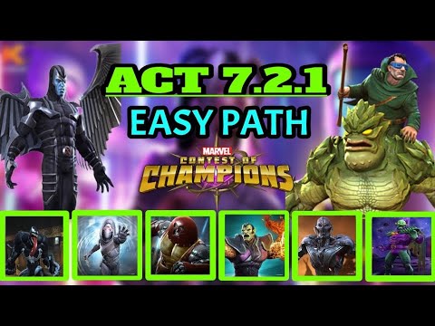 Mcoc Act 7 2 1 Easy Path Completion Youtube