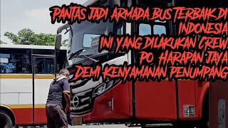 Demi Kenyamanan Penumpang, Ini yang dilakukan Crew Harapan Jaya !