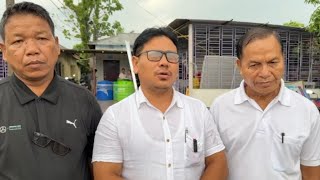 | MLA Biswajit Kalai tei MDC Ganesh Debbarma Belbari Rd block Amchaini kami berai Naikha |