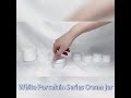 White Porcelain Series Refillable Cream Jar