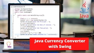 Java Currency Converter with Swing | Java Project