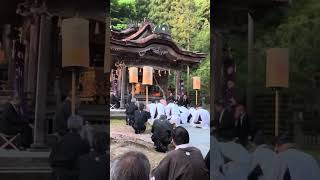 「神と紙の春祭り5/3お下り」１ 大瀧神社,岡太神社 福井県越前市 (\