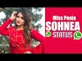 Sohnea (Whatsapp Status) | Miss Pooja Feat. Millind Gaba | Latest Punjabi Songs 2017 | Speed Records