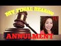 GETTING the FINAL  ANNULMENT DECREE