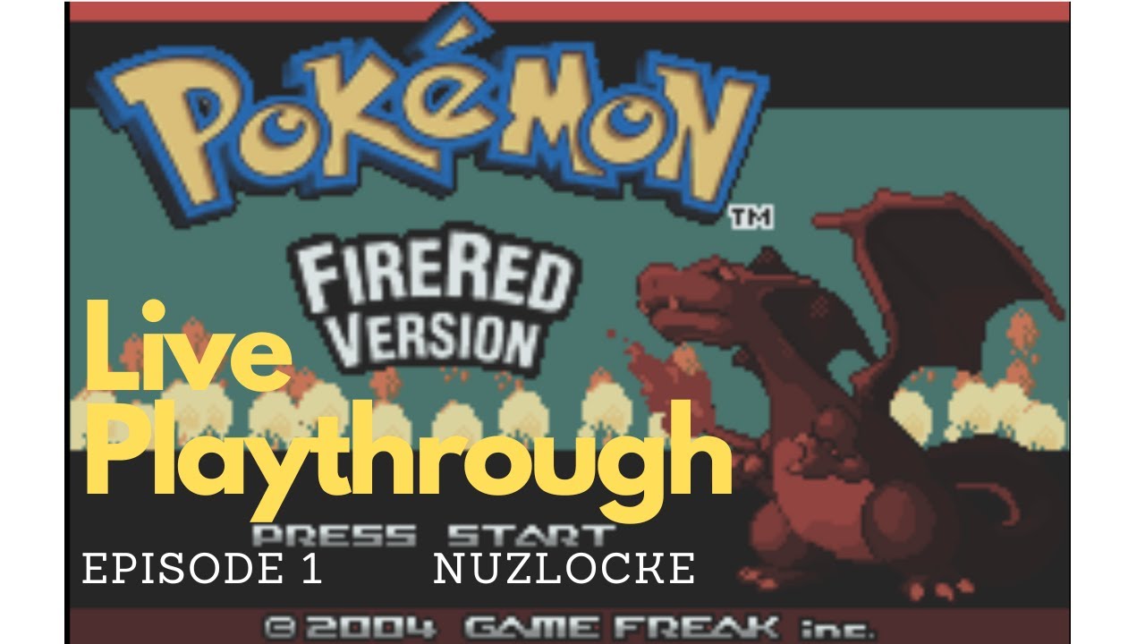 Pokemon Fire Red Nuzlocke Ep.01 - YouTube