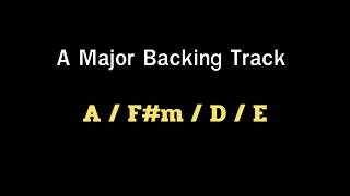 A Major Backing Track สำหรับฝึกกีตาร์ เบส และกลอง | เหมาะสำหรับมือใหม่และมือโปร 105 bpm